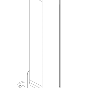 Uchwyt ścienny go lampy UV-C STERILON FLOW 144W